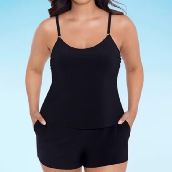 Trimshaper Other - Trimshapper Black Women's Swim One Piece